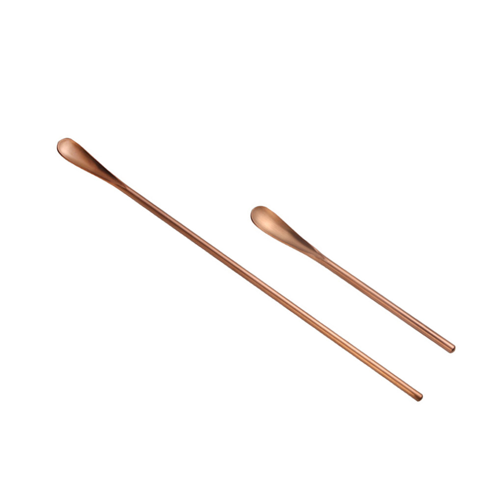 2Pcs Stainless Steel Cocktail  - Bar Spoon Twisted recension och pris