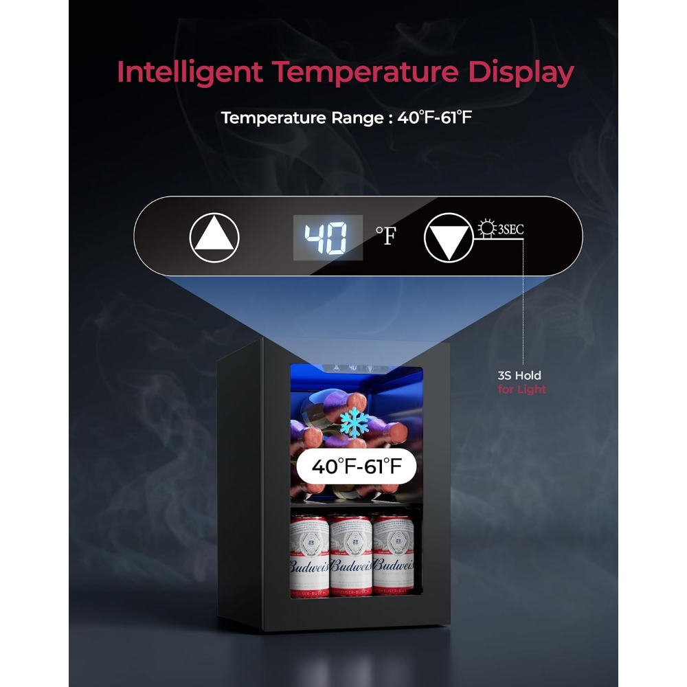 24 Can Mini Fridge, 0.6 Cu.Ft  - Home Bar Shelves recension och pris
