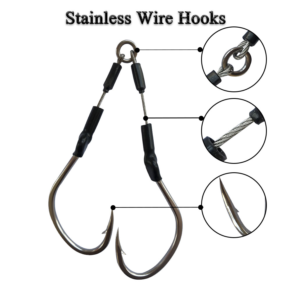 2pairs/bag Slow Fast Jigging H - Jigger Double Sided recension och pris