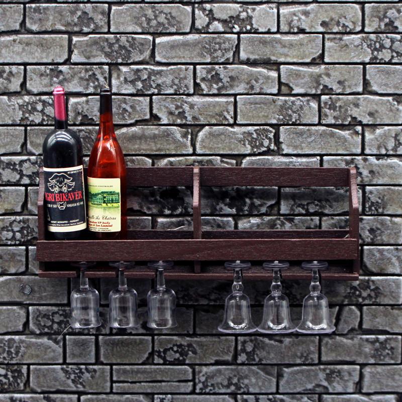 1 Set Dollhouse Simulation Wal - Home Bar Stand recension och pris