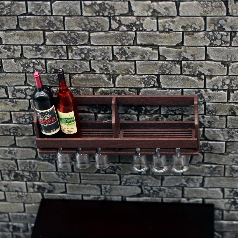 1 Set Dollhouse Simulation Wal - Home Bar Stand recension och pris