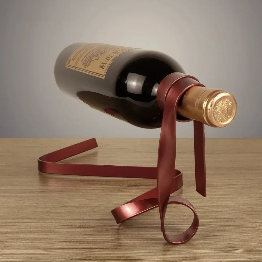 Colorful Ribbon Iron Wine Bott - Home Bar Shelves recension och pris