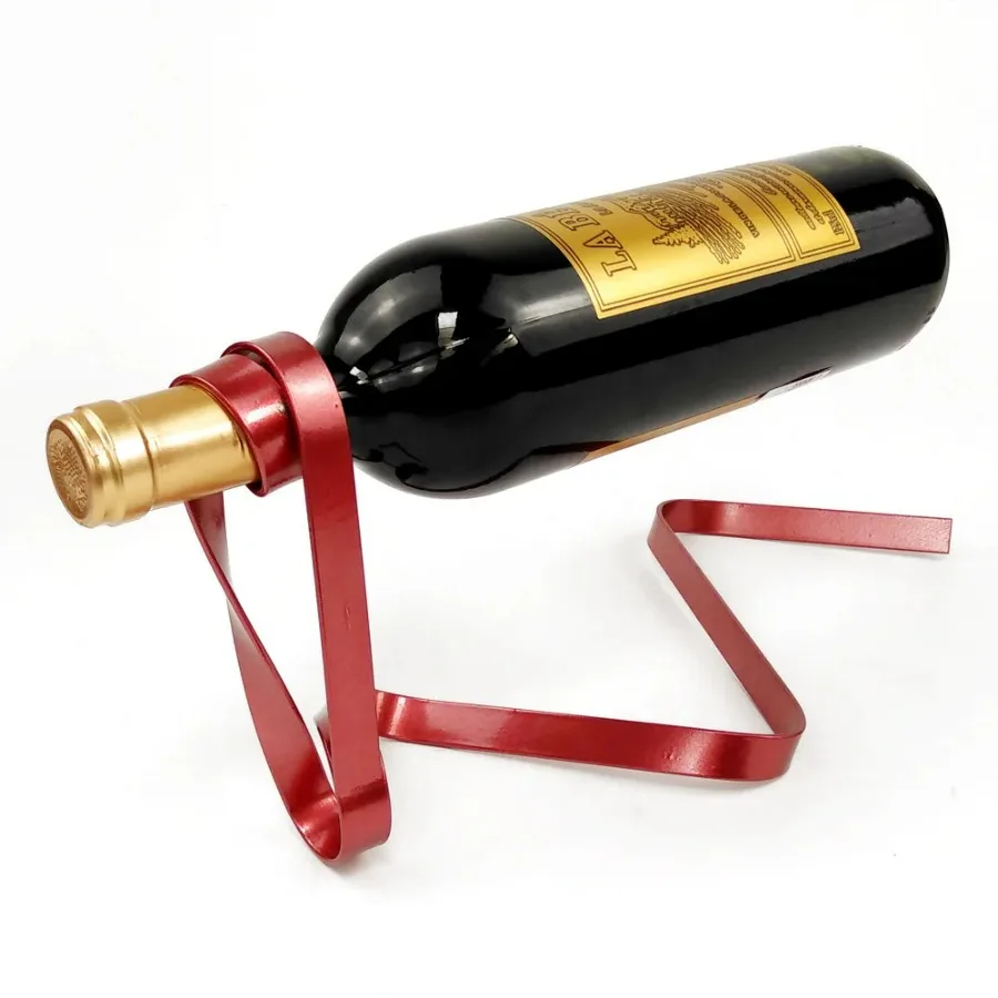 Colorful Ribbon Iron Wine Bott - Home Bar Shelves recension och pris