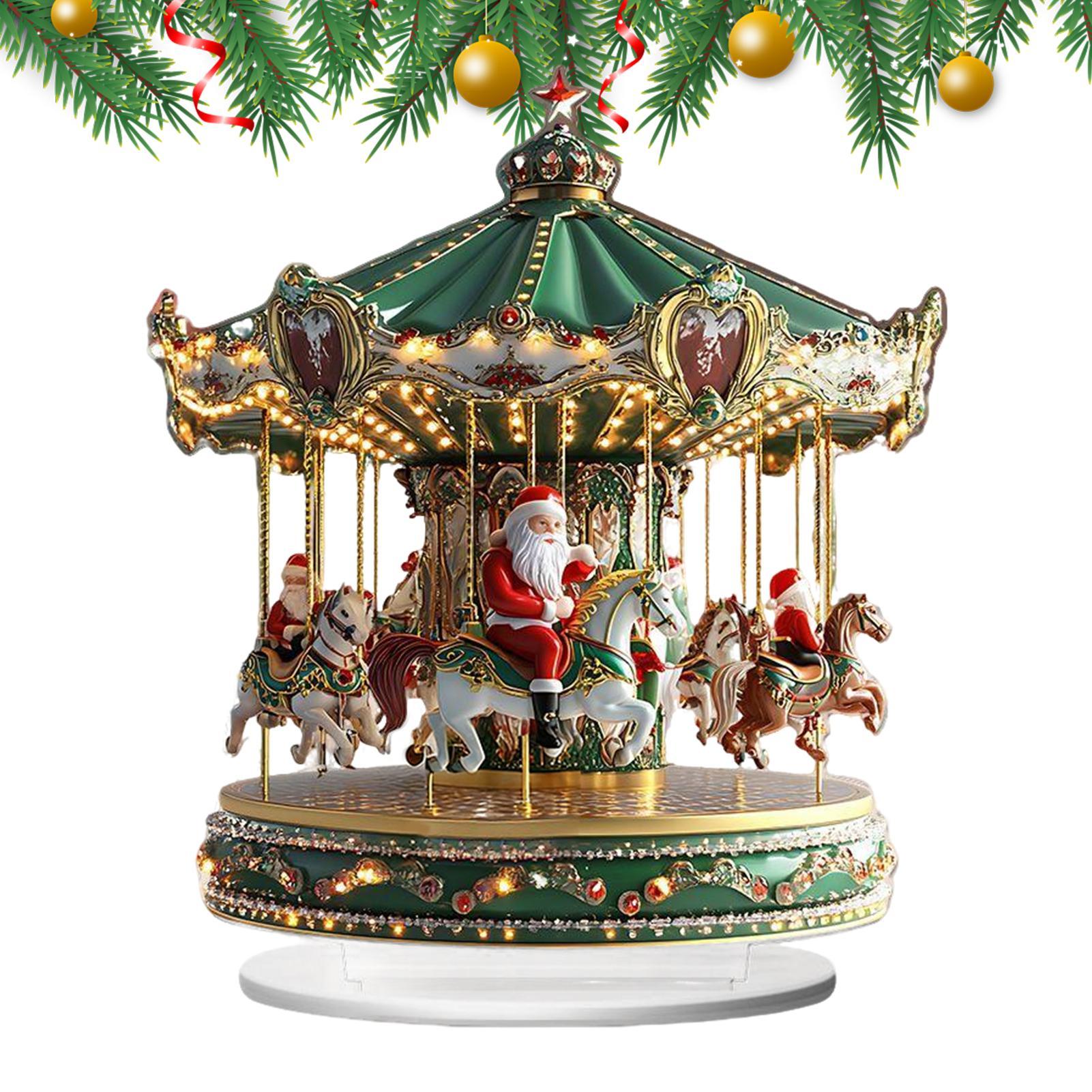 Christmas Carousel Acrylic 2D  - Home Bar Shelves recension och pris