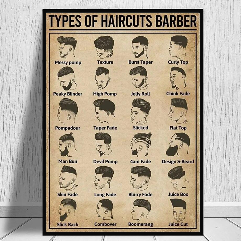 Retro Types Of Haircuts Barber - Home Barbershop recension och pris