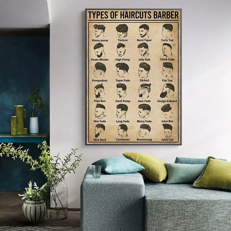 Retro Types Of Haircuts Barber - Home Barbershop recension och pris
