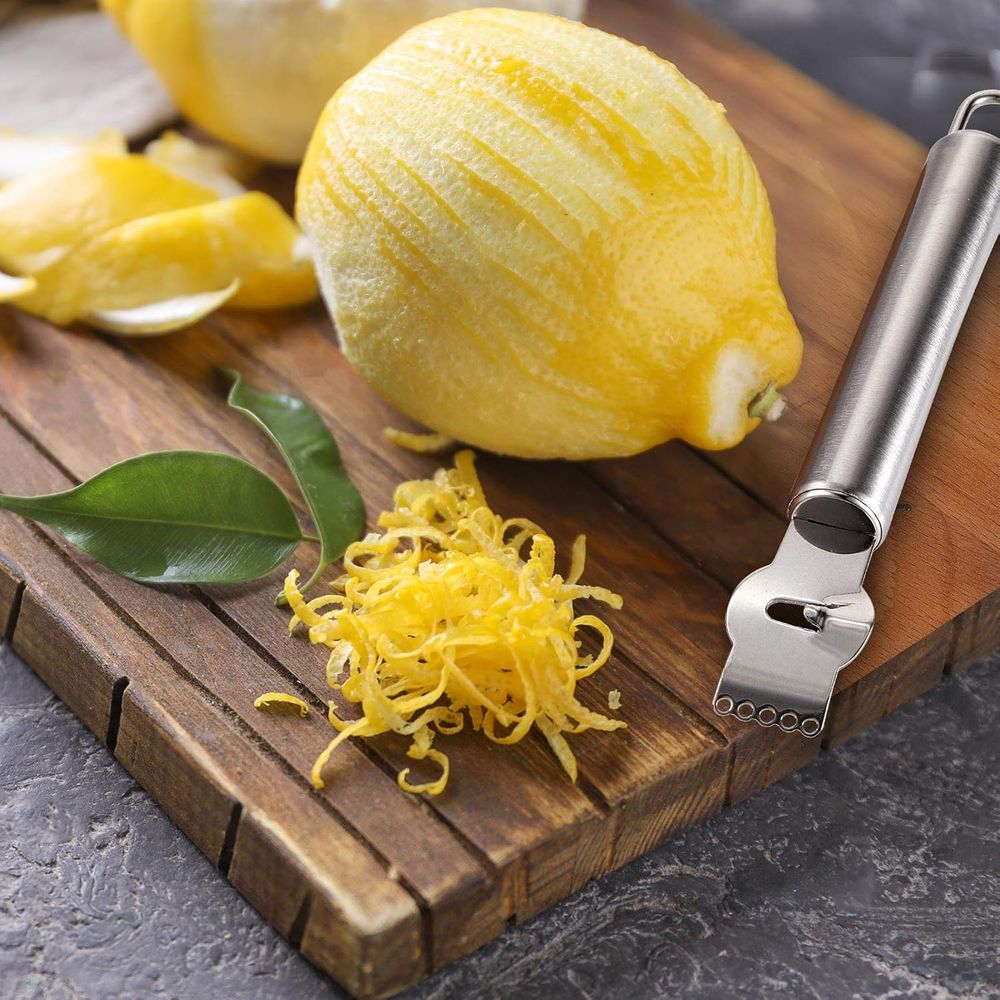 4-Piece Stainless Steel Lemon  - Peeler Channel Knife recension och pris