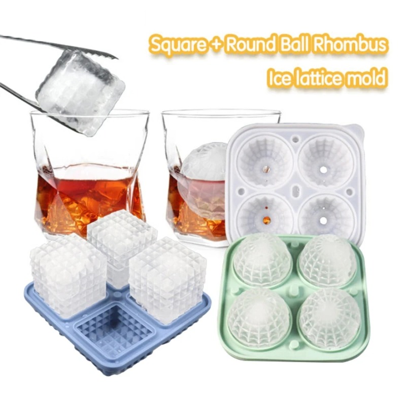 Ice Cube Tray Silicone with Li - Ice Mold Sphere recension och pris