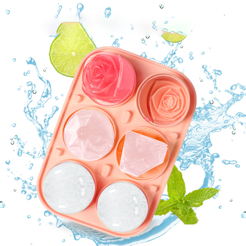 3D Rose Diamond Round Ice Cube - Ice Mold Sphere recension och pris