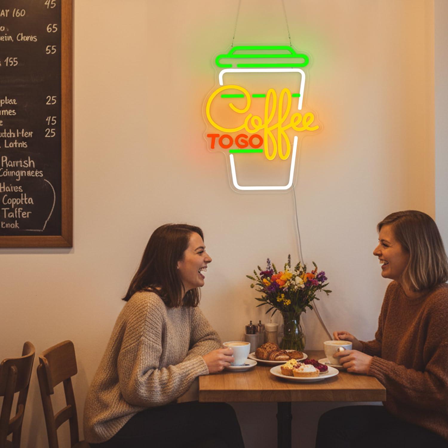 Coffee Neon Sign USB Dimmable  - Home Bar And Restaurant recension och pris
