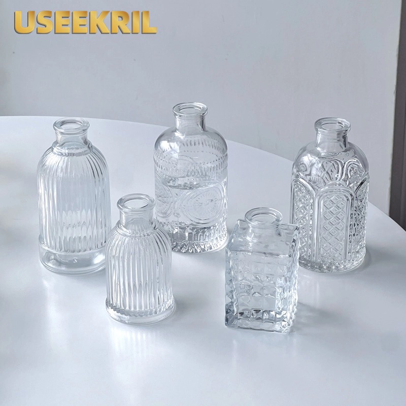 Glass Sauce Bottle Embossed Bi - Bitters Bottle Set recension och pris