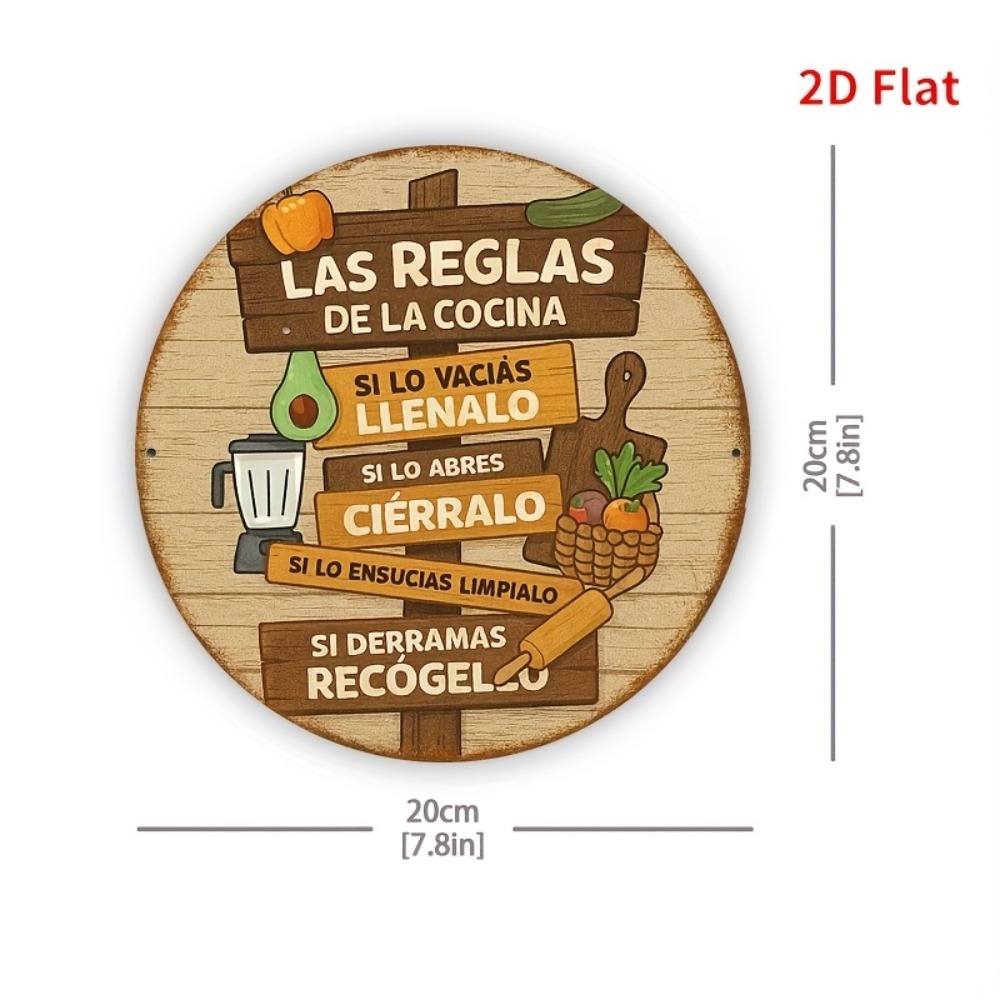 Rustic Farmhouse Dual Language - Home Bar And Kitchen recension och pris
