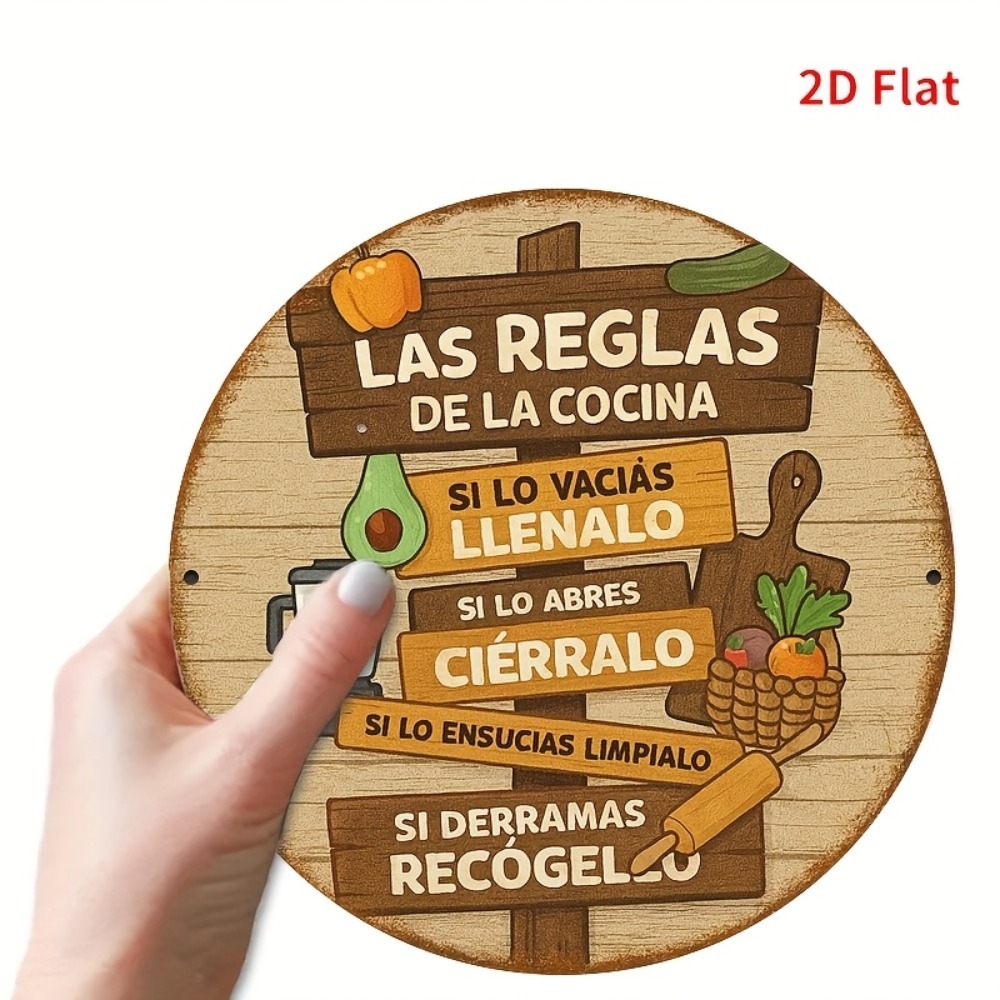 Rustic Farmhouse Dual Language - Home Bar And Kitchen recension och pris