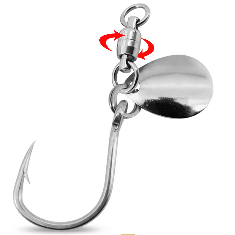 TAKEDO-Single Fishing Hooks, D - Jigger Double Sided recension och pris
