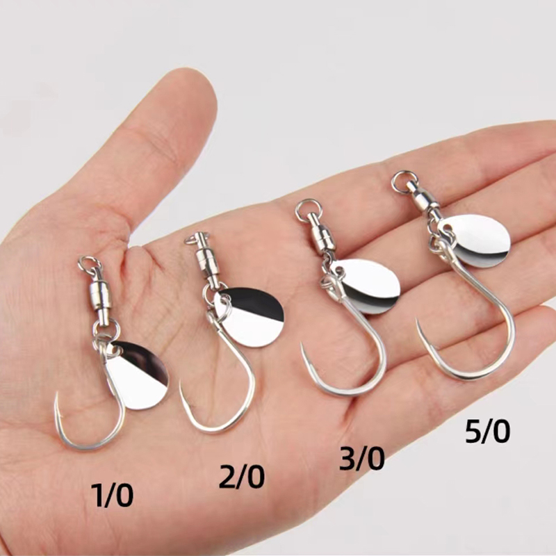 TAKEDO-Single Fishing Hooks, D - Jigger Double Sided recension och pris