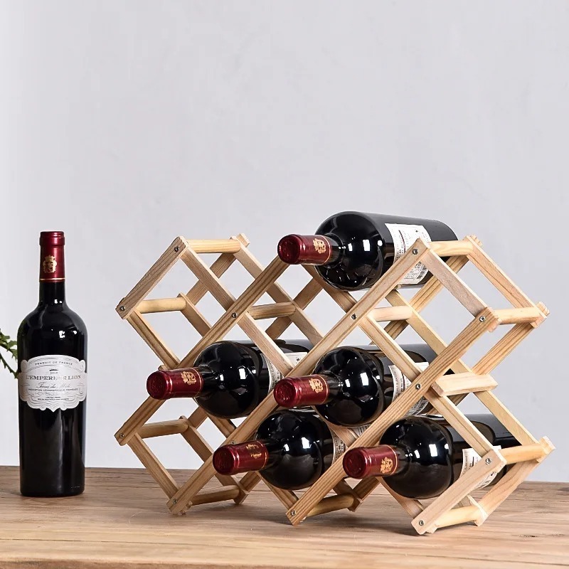 Stackable Wine Storage Shelves - Home Bar Setup recension och pris