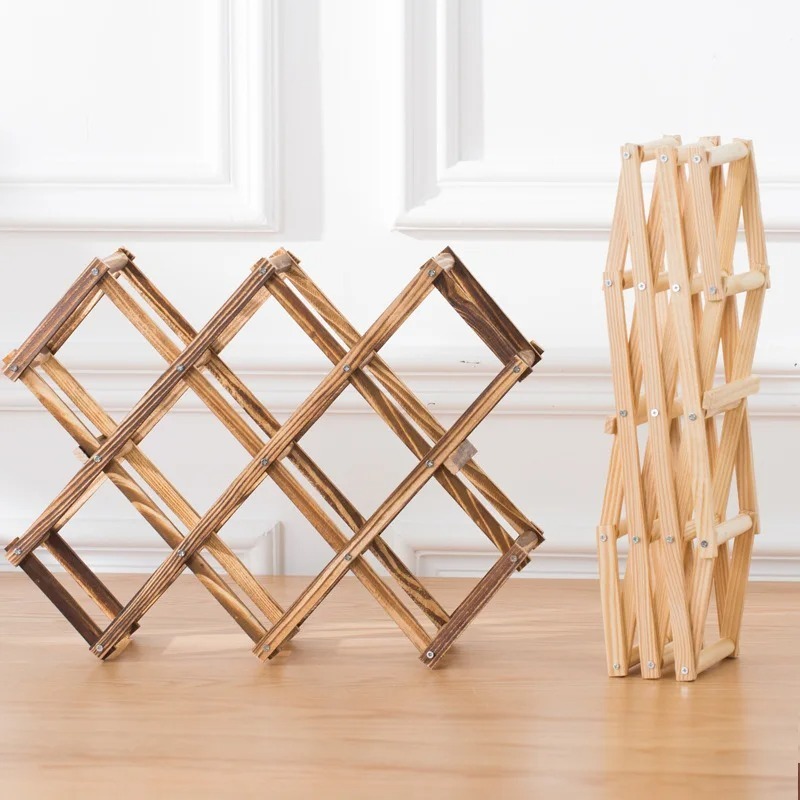 Stackable Wine Storage Shelves - Home Bar Setup recension och pris