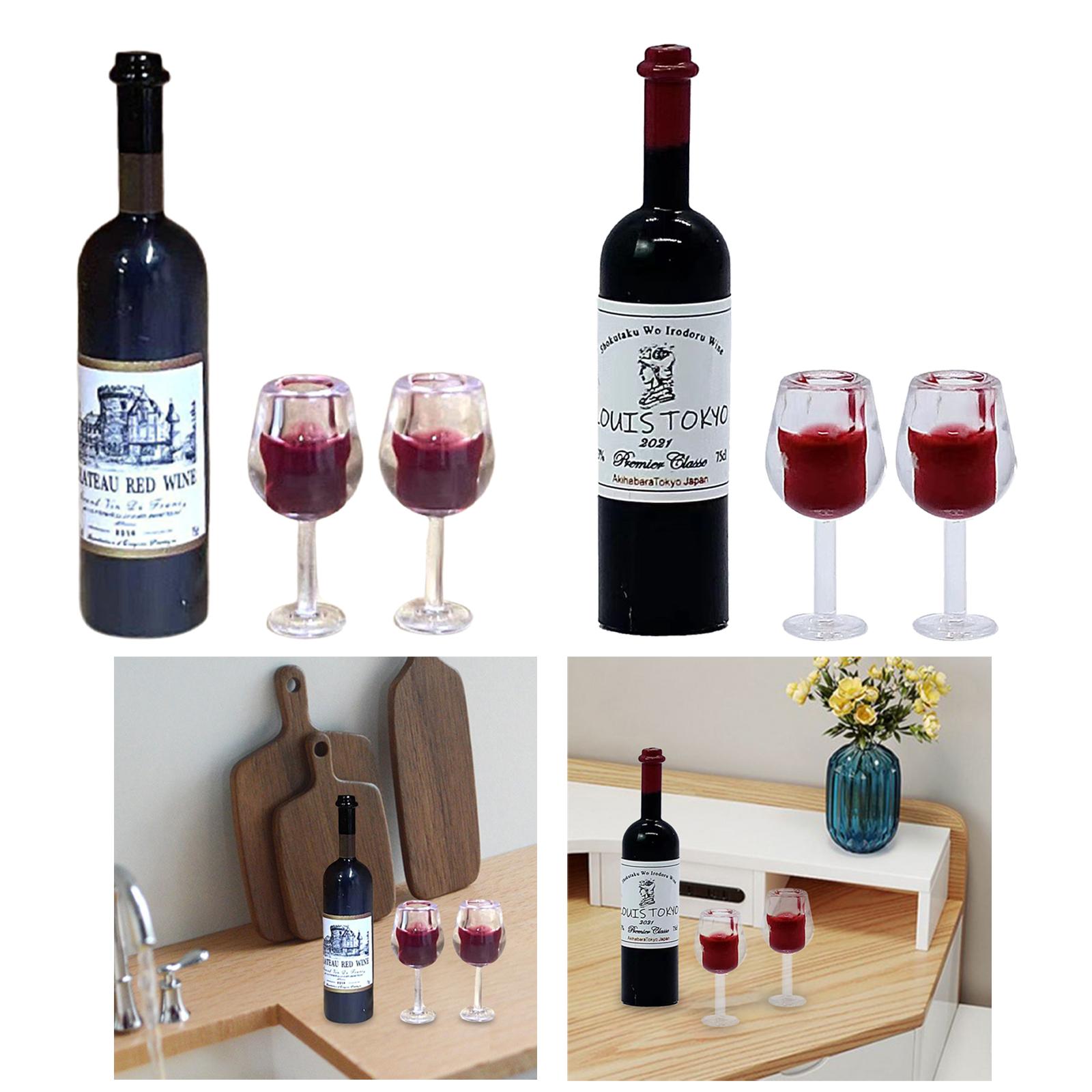 1/12 Scale Dollhouse Wine Bott - Home Bar Setup recension och pris
