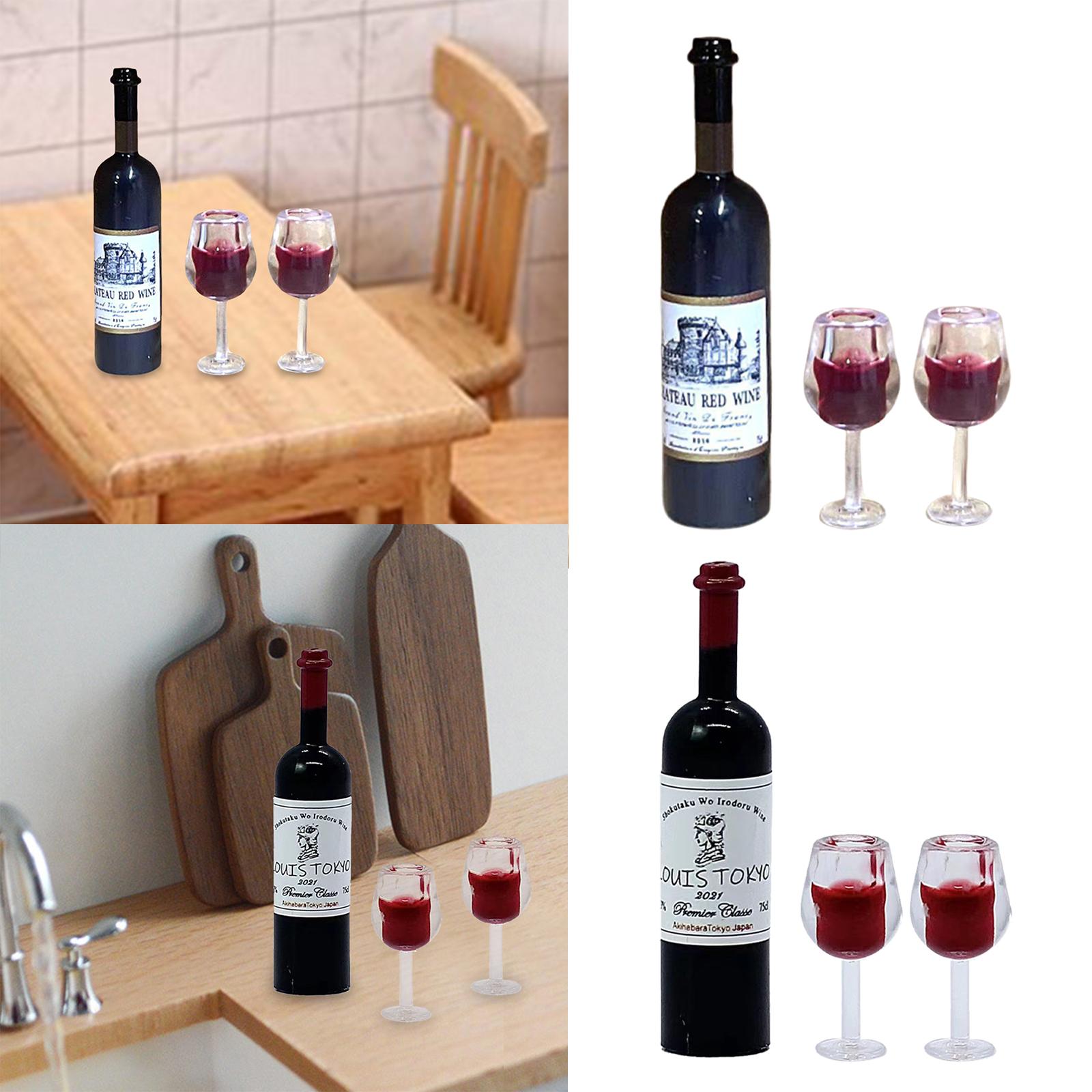 1/12 Scale Dollhouse Wine Bott - Home Bar Setup recension och pris
